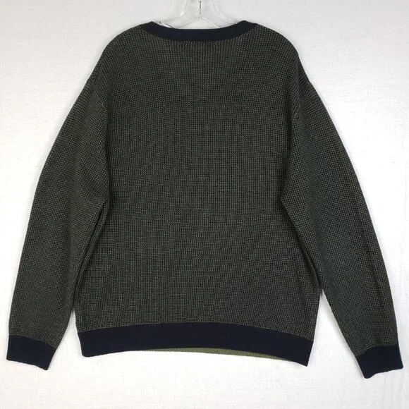 Raffi Merino Wool Cashmere Sweater V-Neck Pullover size XL Men's